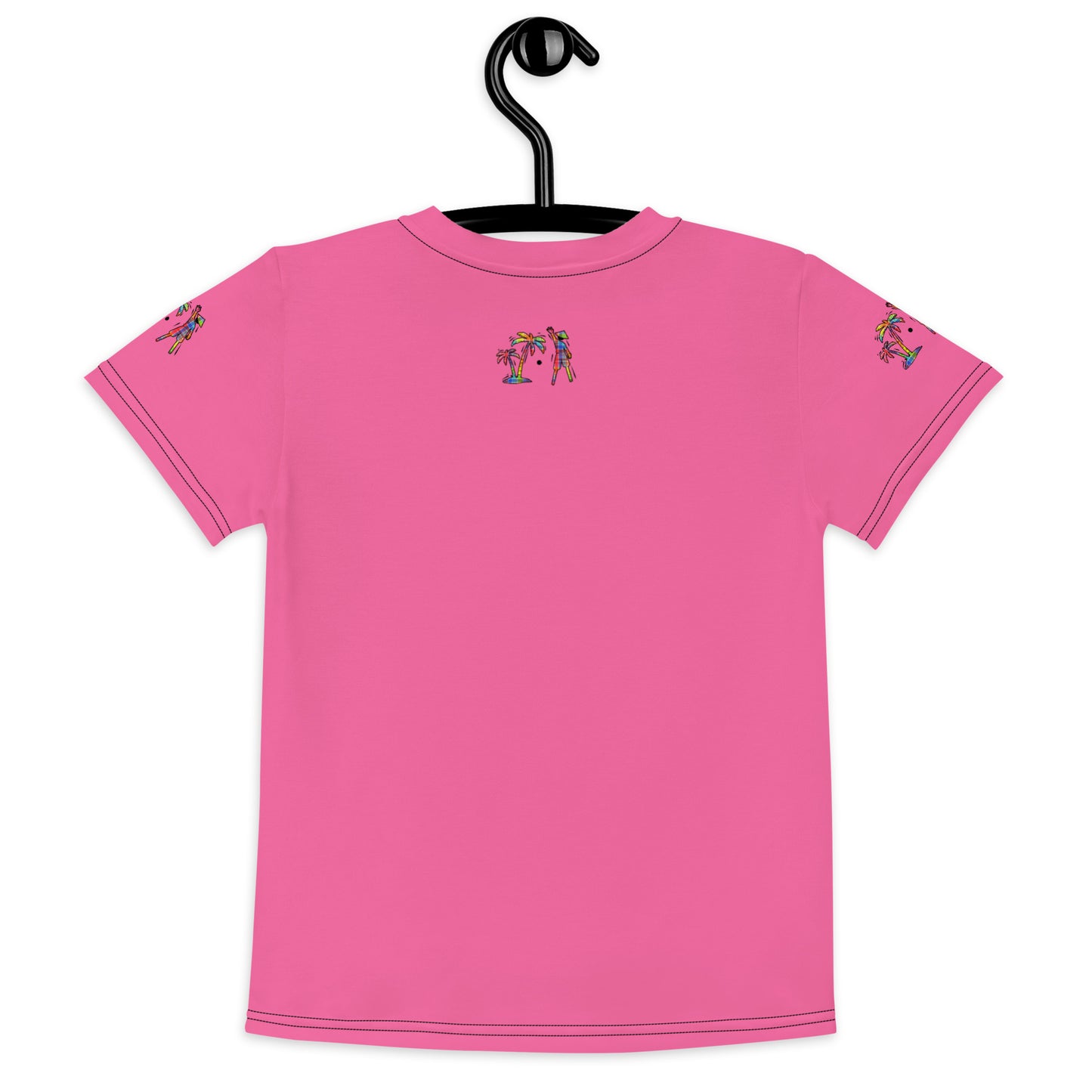 Pink V.Localized (Madras) Dry-Fit T-Shirt
