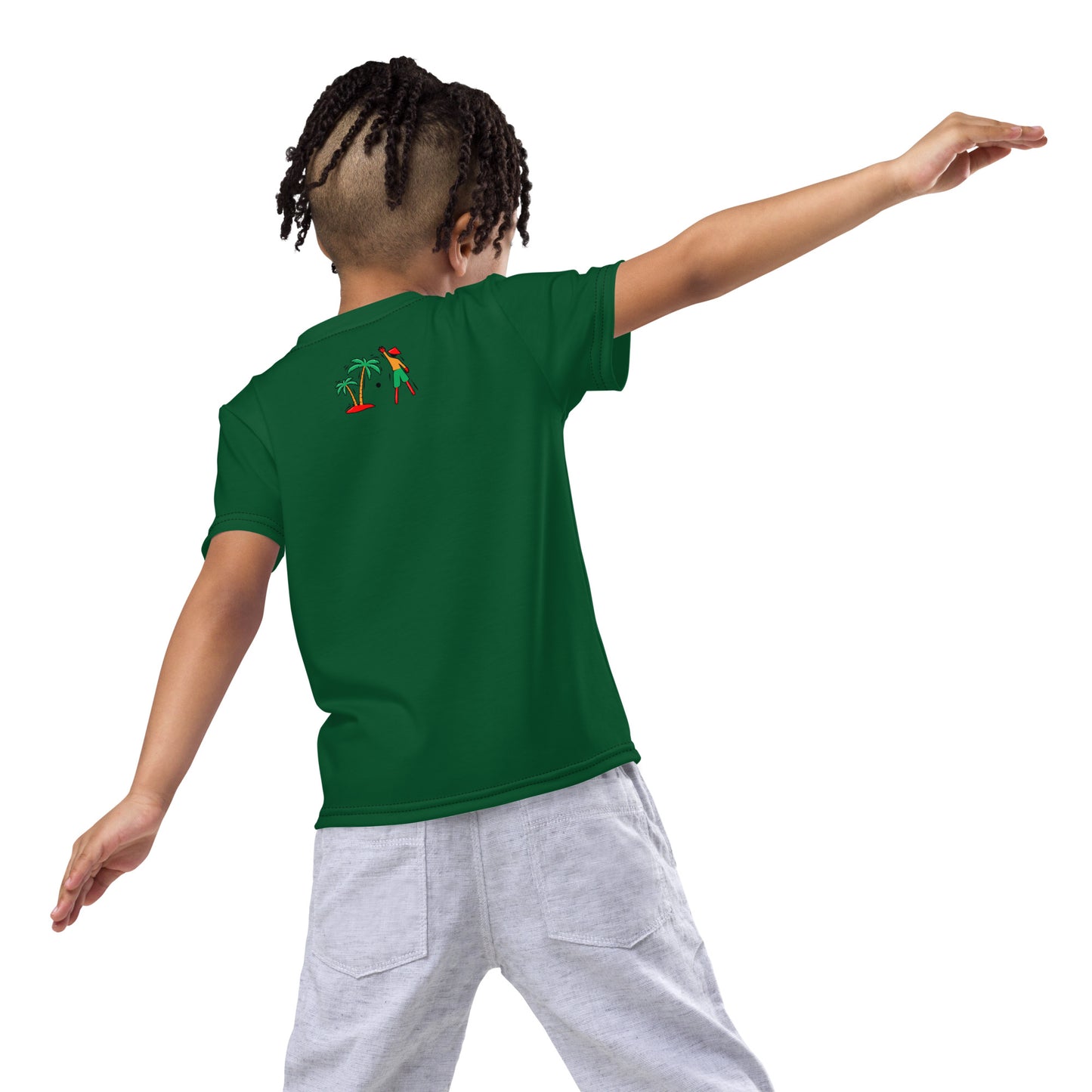 Dark Green V.Localized (Ice/Gold/Green) Kids Dry-Fit t-shirt
