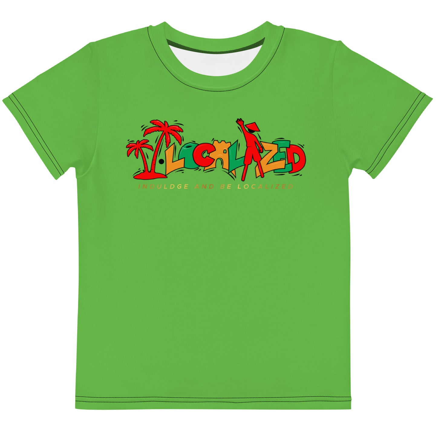 Green V.Localized (Ice/Gold/Green) Dry-Fit Kids  T-Shirt