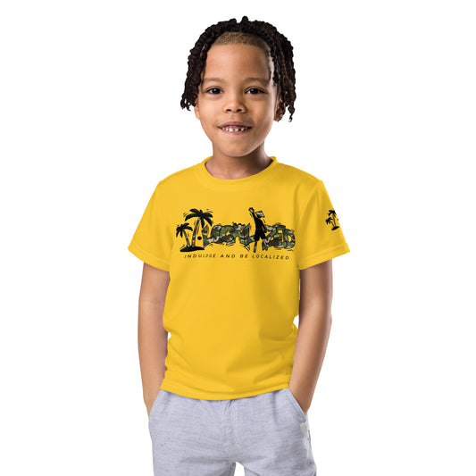 Gold V.Localized (Camo) Dry-Fit kids T-Shirt