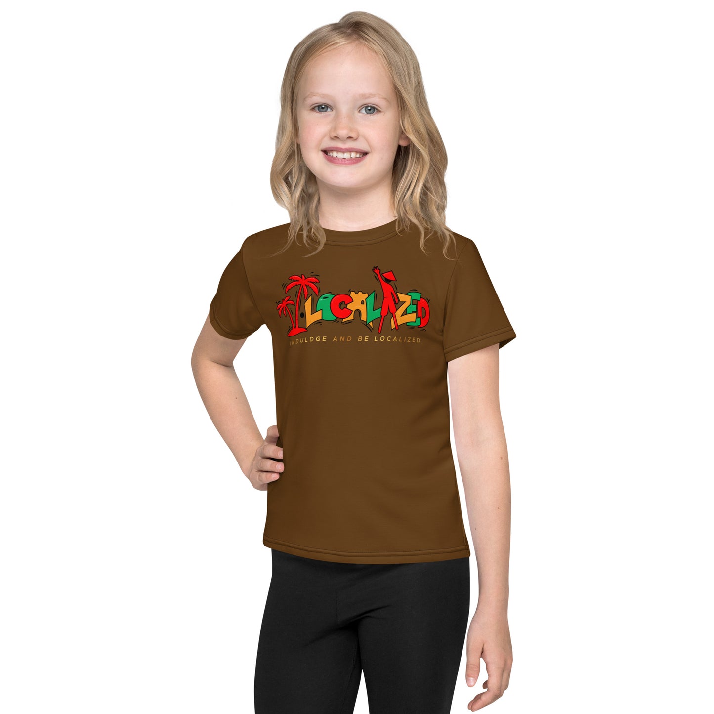 Brown V.Localized (Ice/Gold/Green) Kid’s Dry-Fit T-Shirt