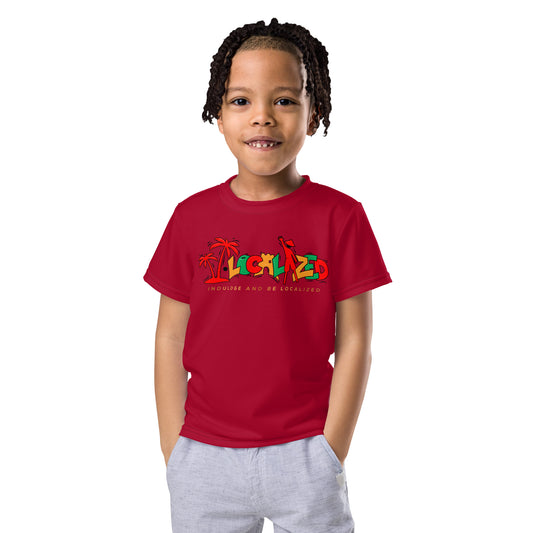 Maroon V.Localized (Ice/Gold/Green) Kid’s Dry-Fit T-Shirt