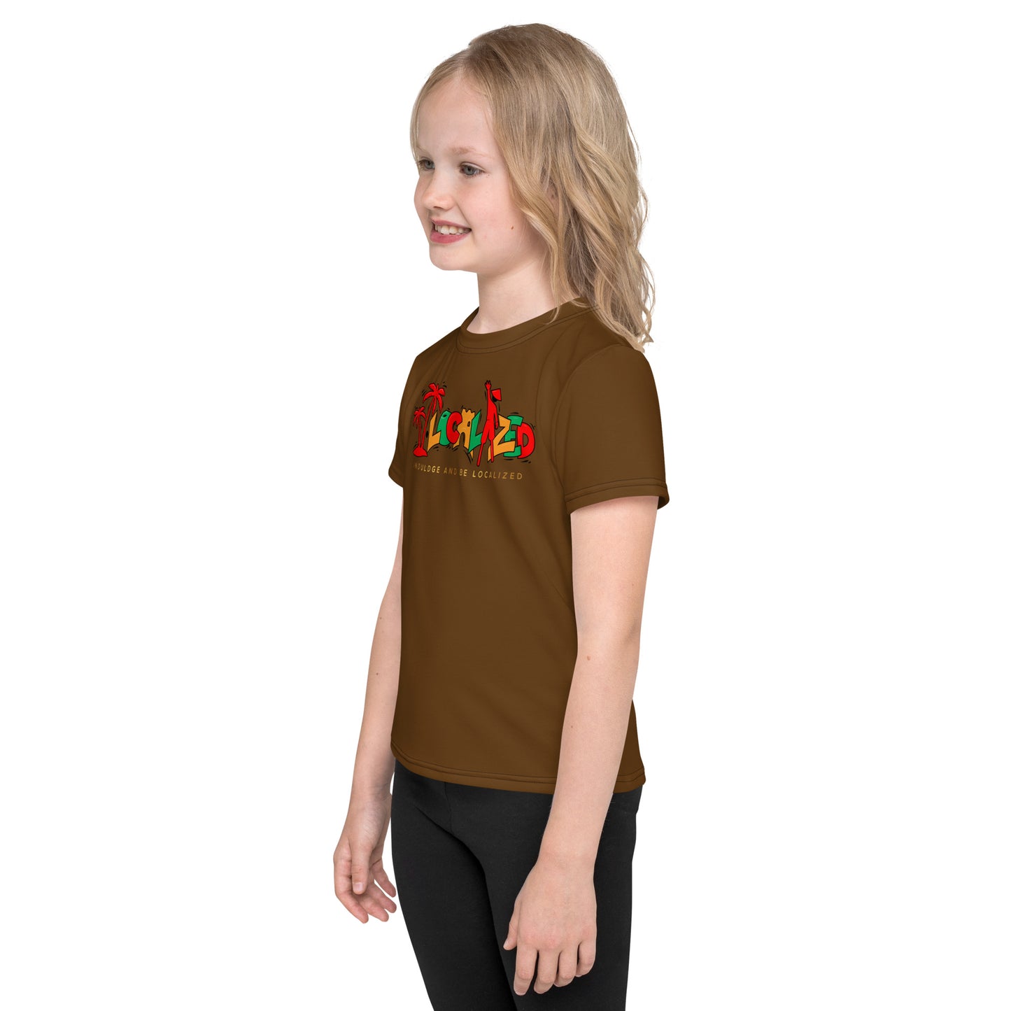 Brown V.Localized (Ice/Gold/Green) Kid’s Dry-Fit T-Shirt