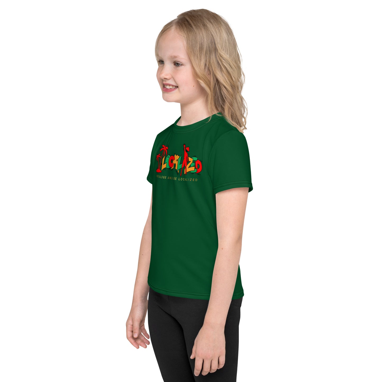 Dark Green V.Localized (Ice/Gold/Green) Kids Dry-Fit t-shirt