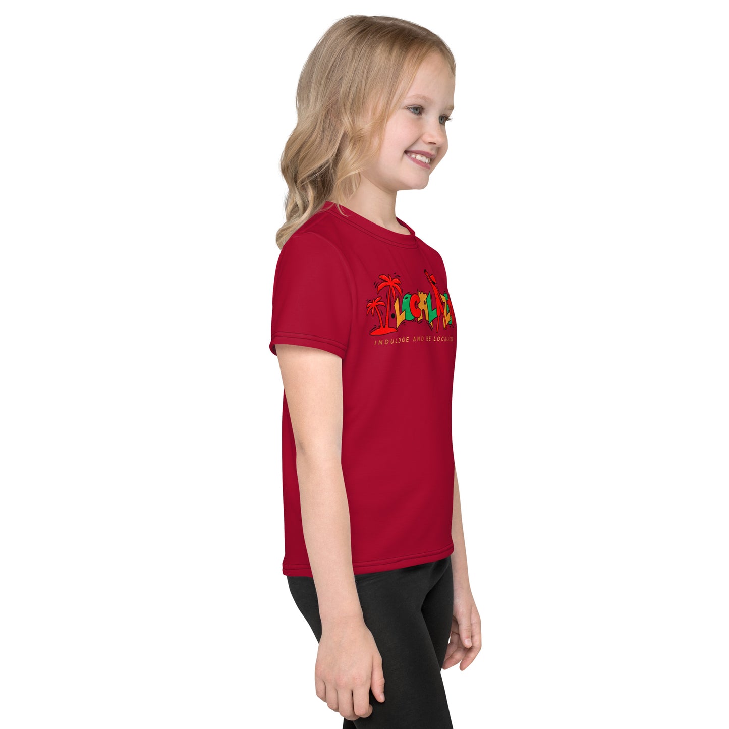 Maroon V.Localized (Ice/Gold/Green) Kid’s Dry-Fit T-Shirt