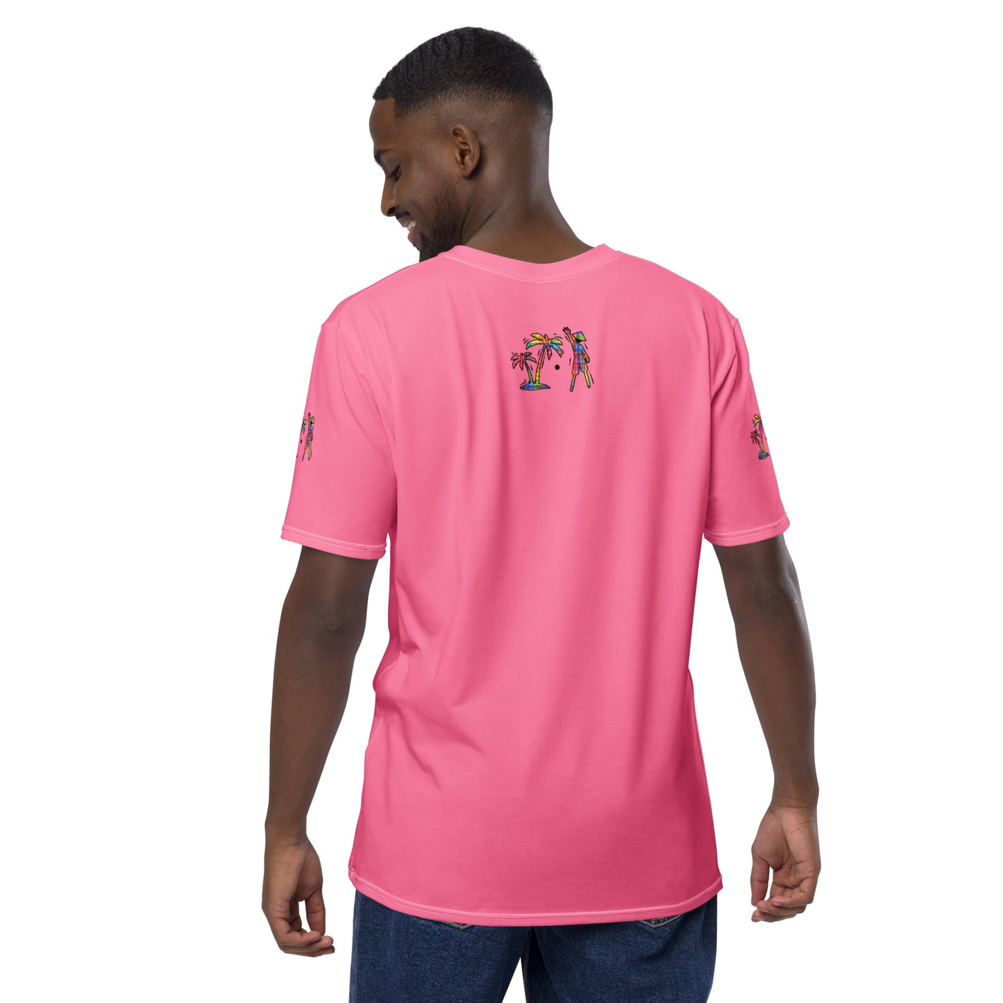 Pink V.localized (Madras) Men's dry-fit t-shirt