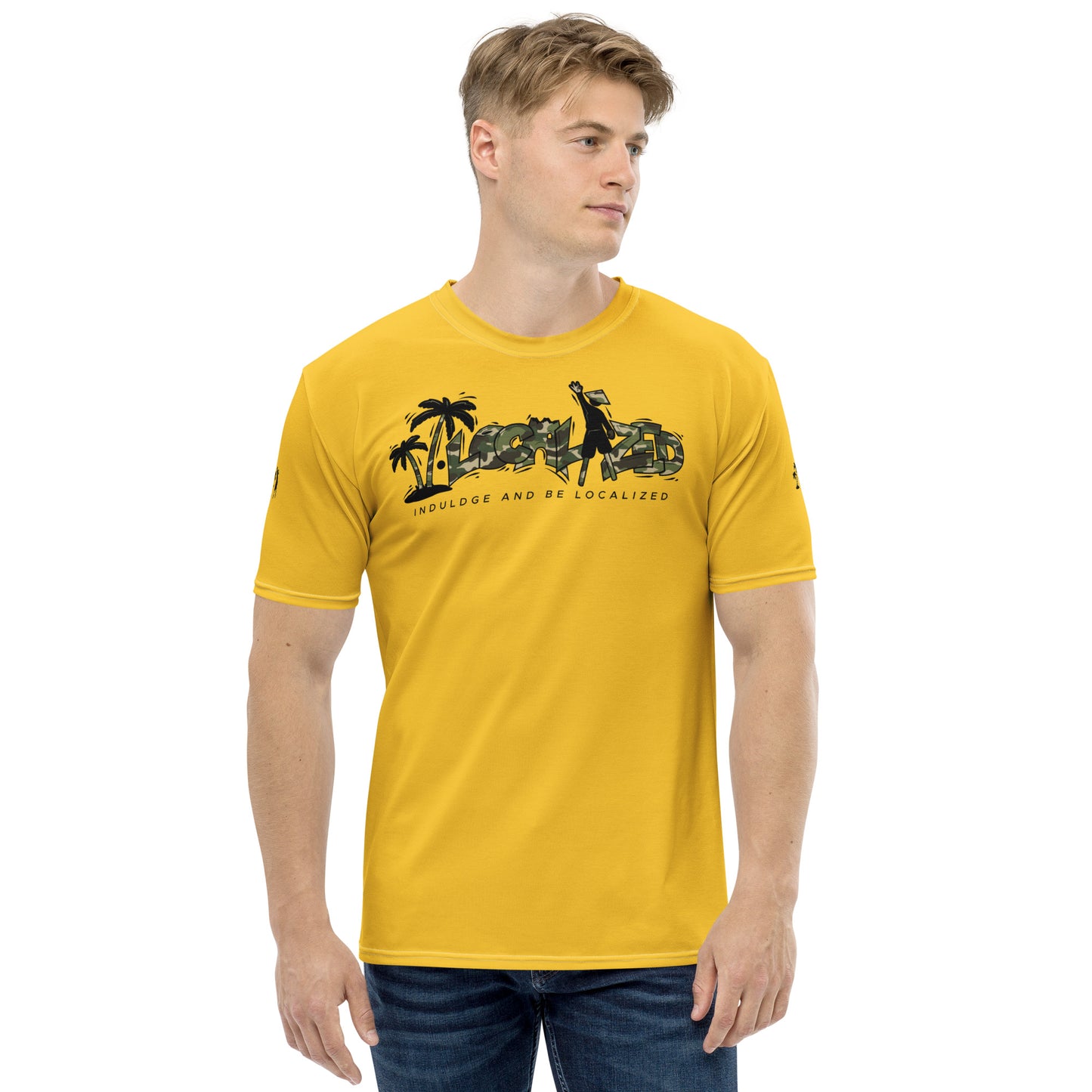Gold V.Localized (Camo) Men’s Dry-Fit T-Shirt