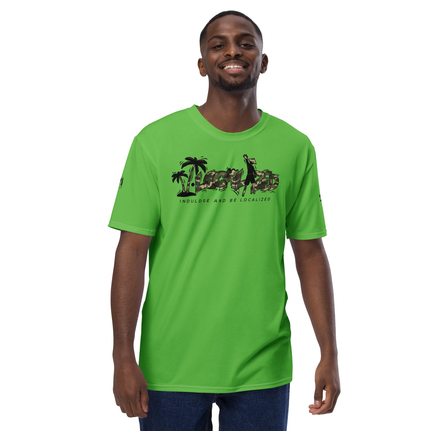 Green V.Localized (Camo) Men’s Dry-Fit T-Shirt