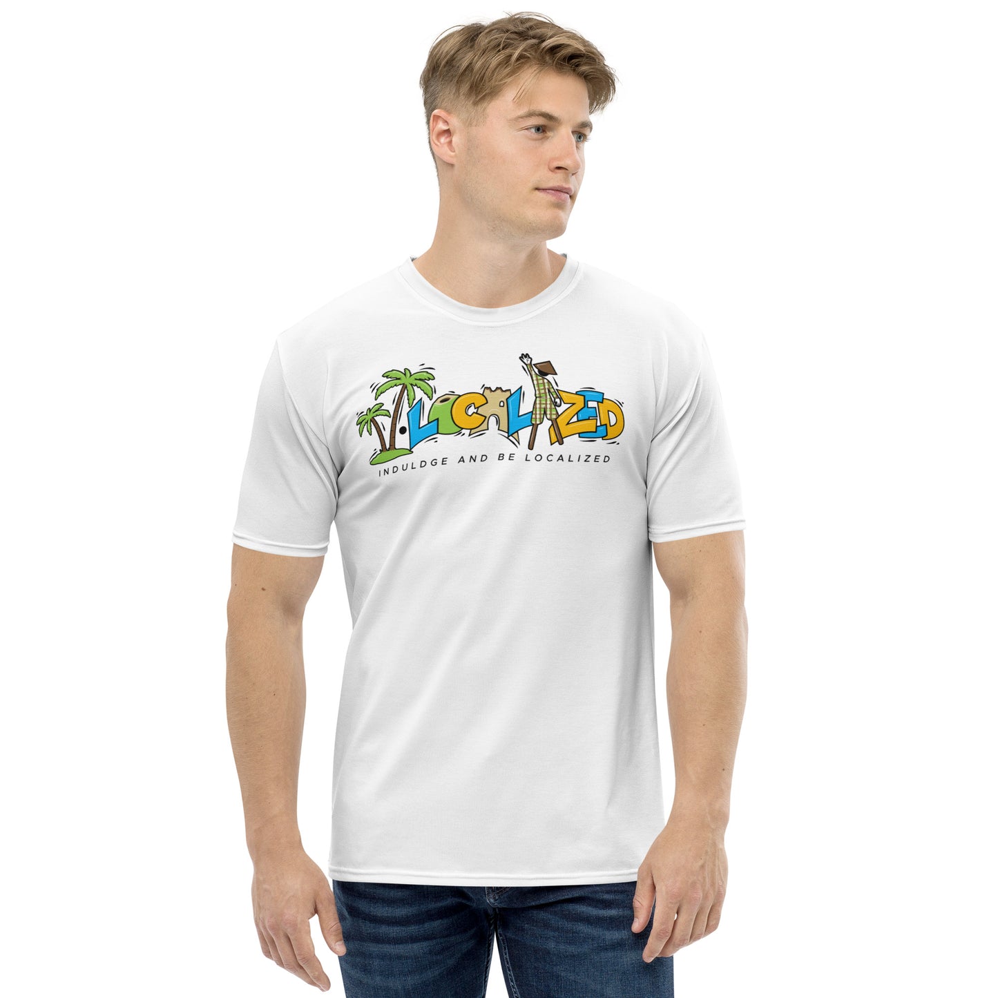 White V.Localized (Regular) Men’s Dry-Fit T-Shirt