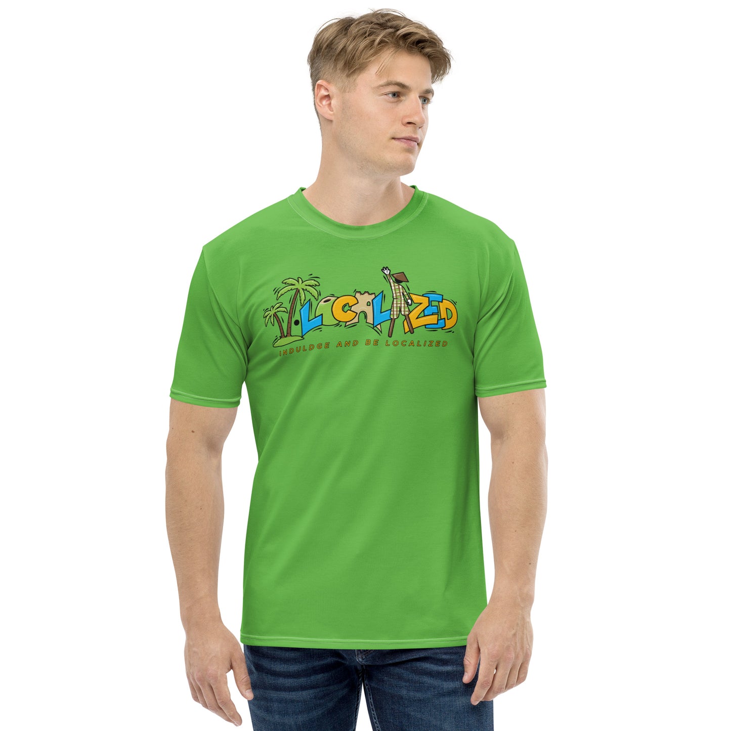 Green  V.Localized (Regular) Men’s Dry-Fit T-Shirt