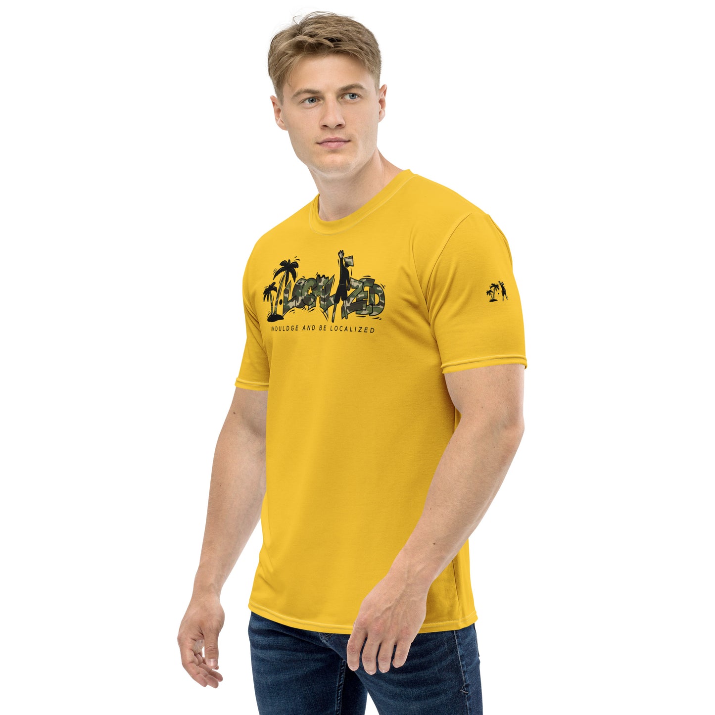 Gold V.Localized (Camo) Men’s Dry-Fit T-Shirt