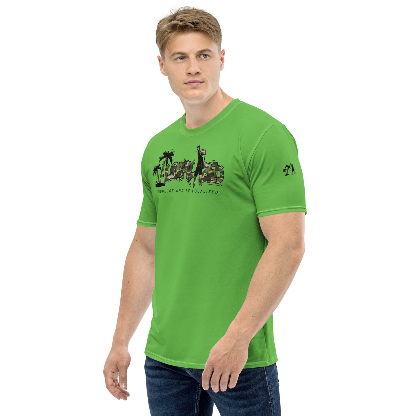 Green V.Localized (Camo) Men’s Dry-Fit T-Shirt