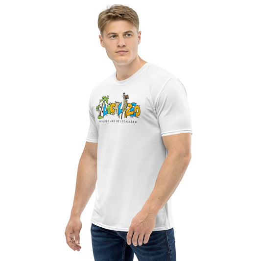 White V.Localized (Regular) Men’s Dry-Fit T-Shirt