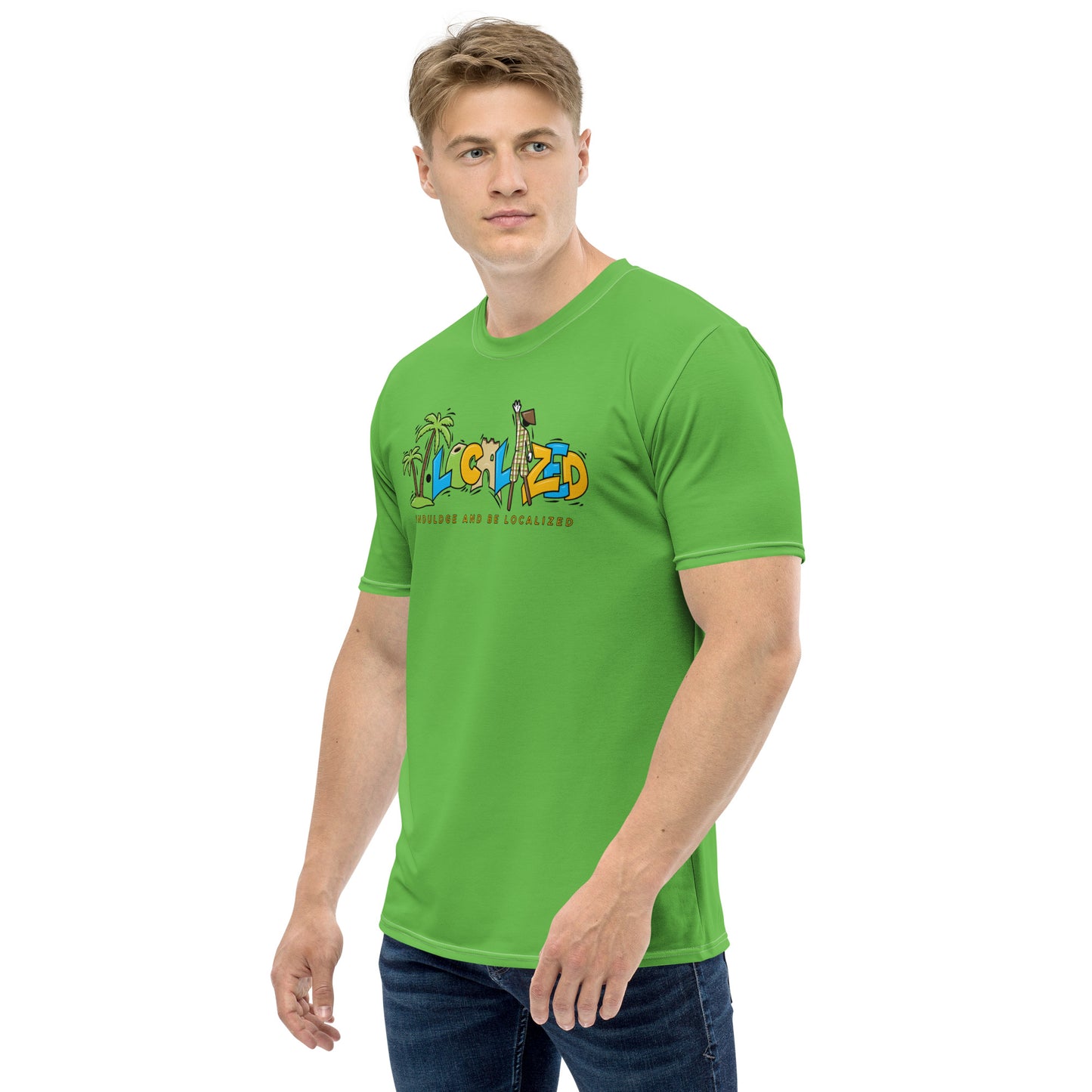 Green  V.Localized (Regular) Men’s Dry-Fit T-Shirt