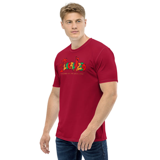 Maroon V.Localized (Ice/Gold/Green) Men’s Dry-Fit T-shirt