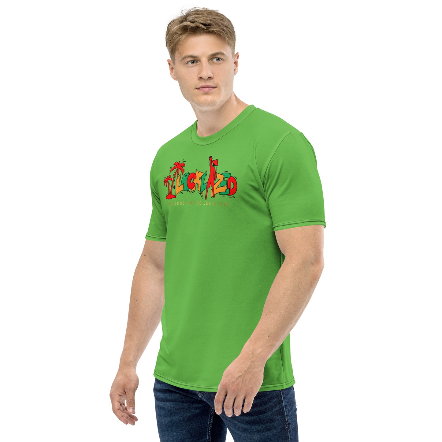 Green V.Localized (Ice/Gold/Green) Men’s Dry-Fit T-shirt