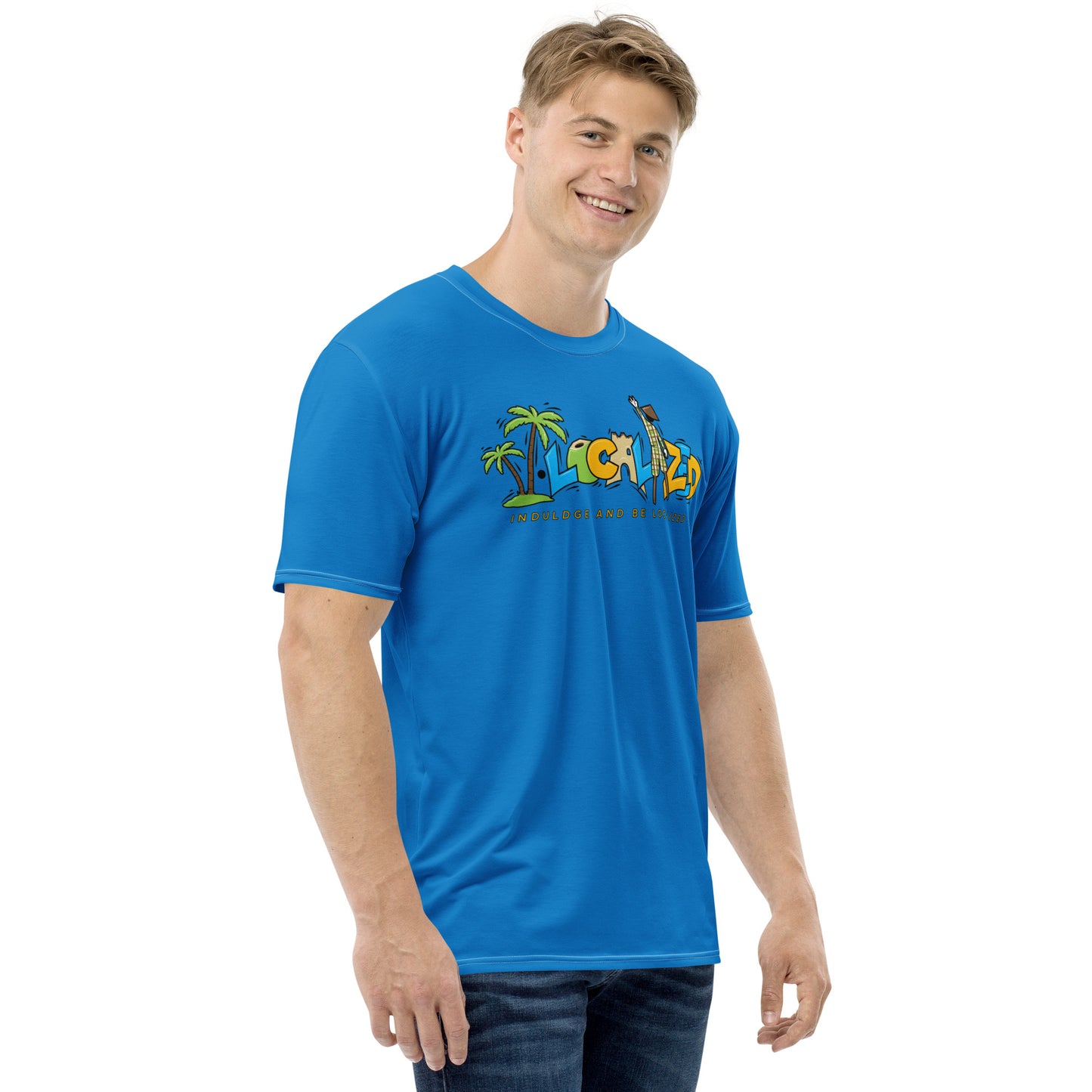 Blue V.Localized (Regular) Men’s Dry-Fit T-Shirt