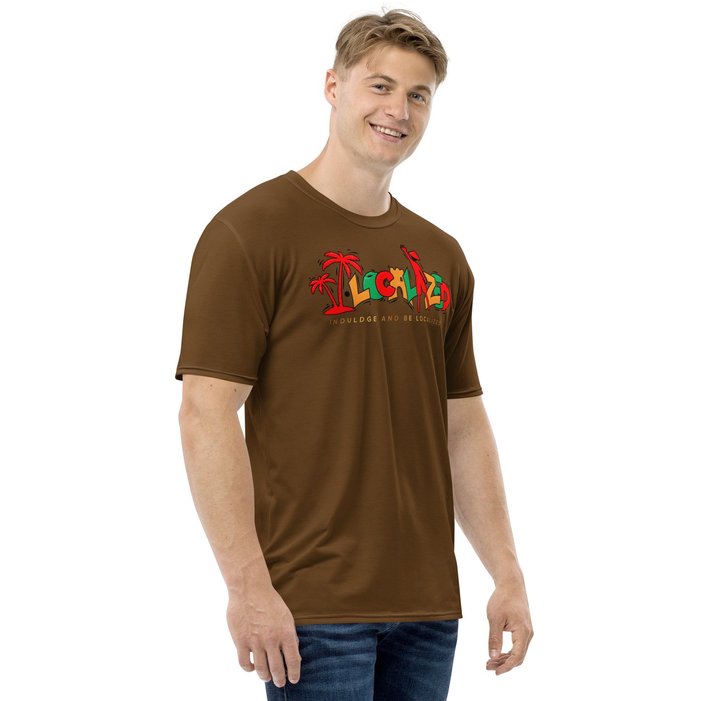 Brown V.Localized (Ice/Gold/Green) Men’s Dry-Fit T-shirt