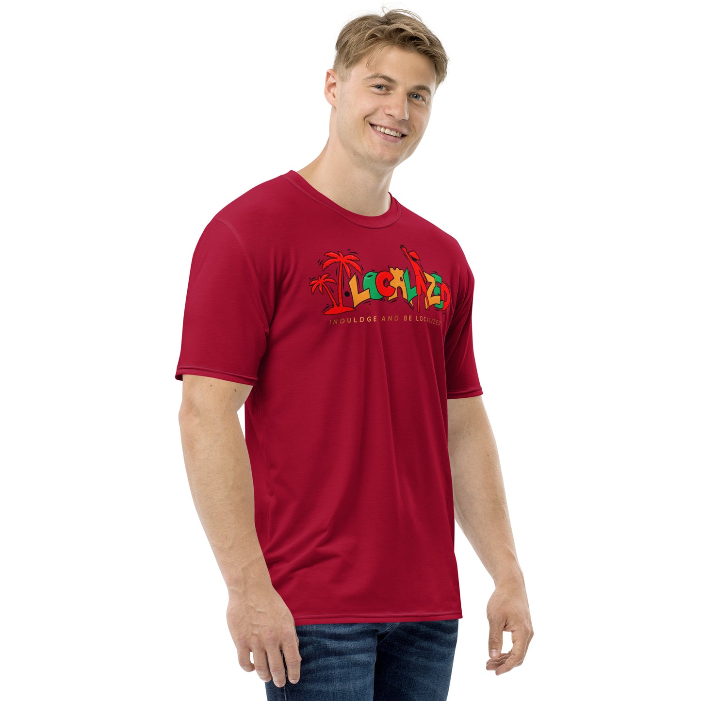 Maroon V.Localized (Ice/Gold/Green) Men’s Dry-Fit T-shirt