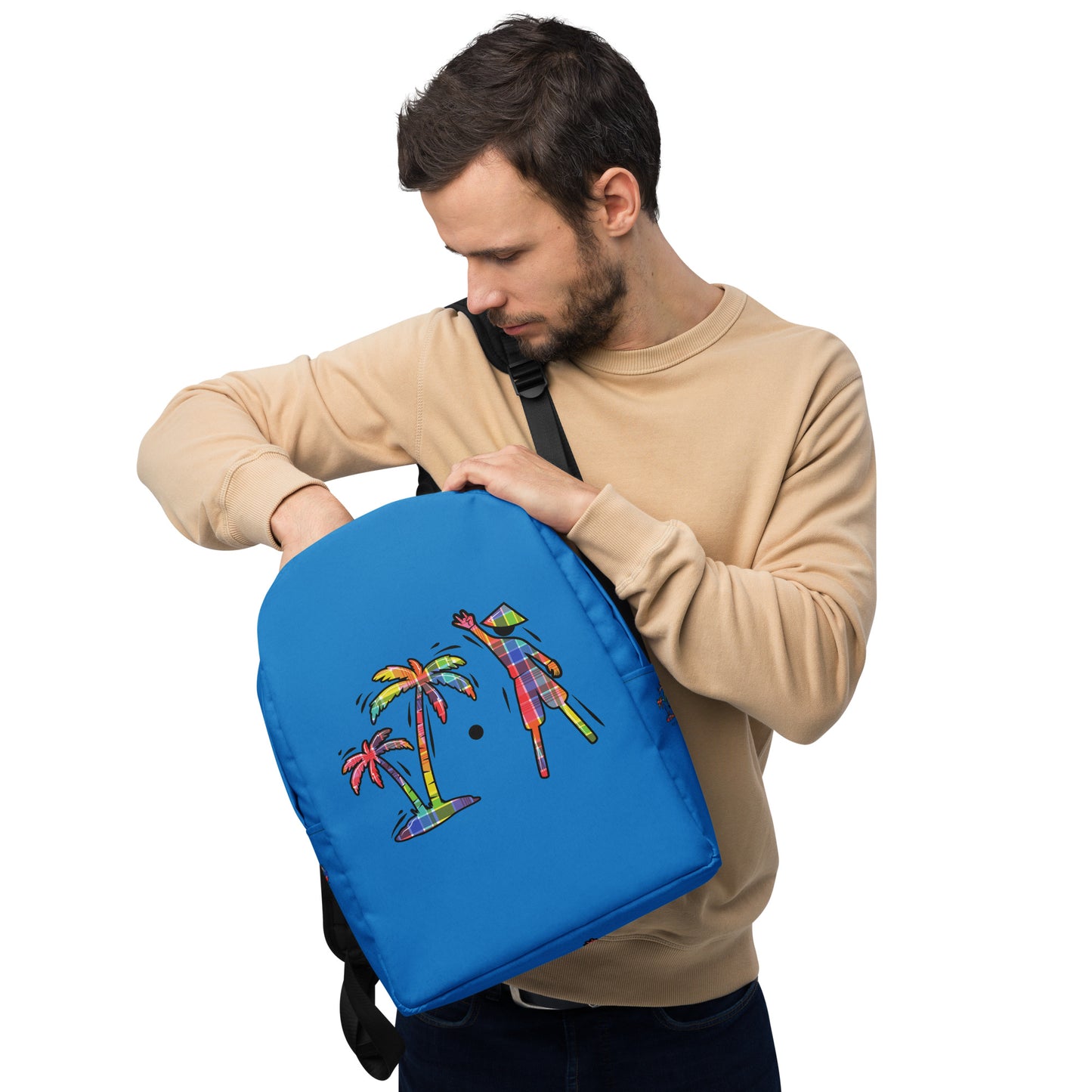 Blue V.localized  (Madras) Backpack