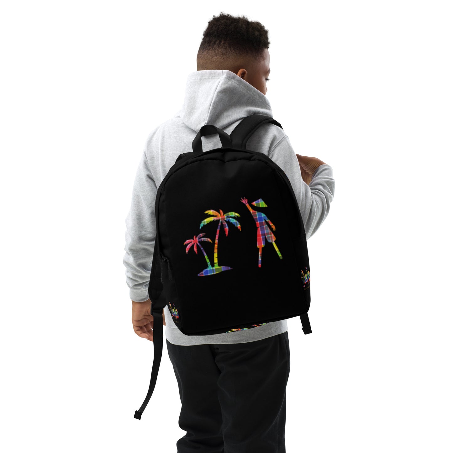 Black V.Localized (Madras) Backpack