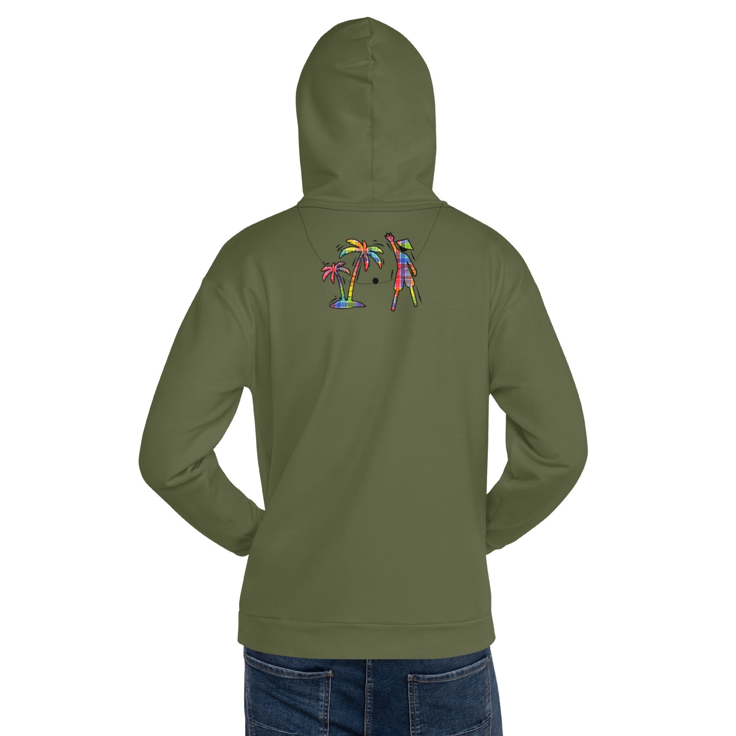 Olive V.Localized (Madras) Unisex Hoodie