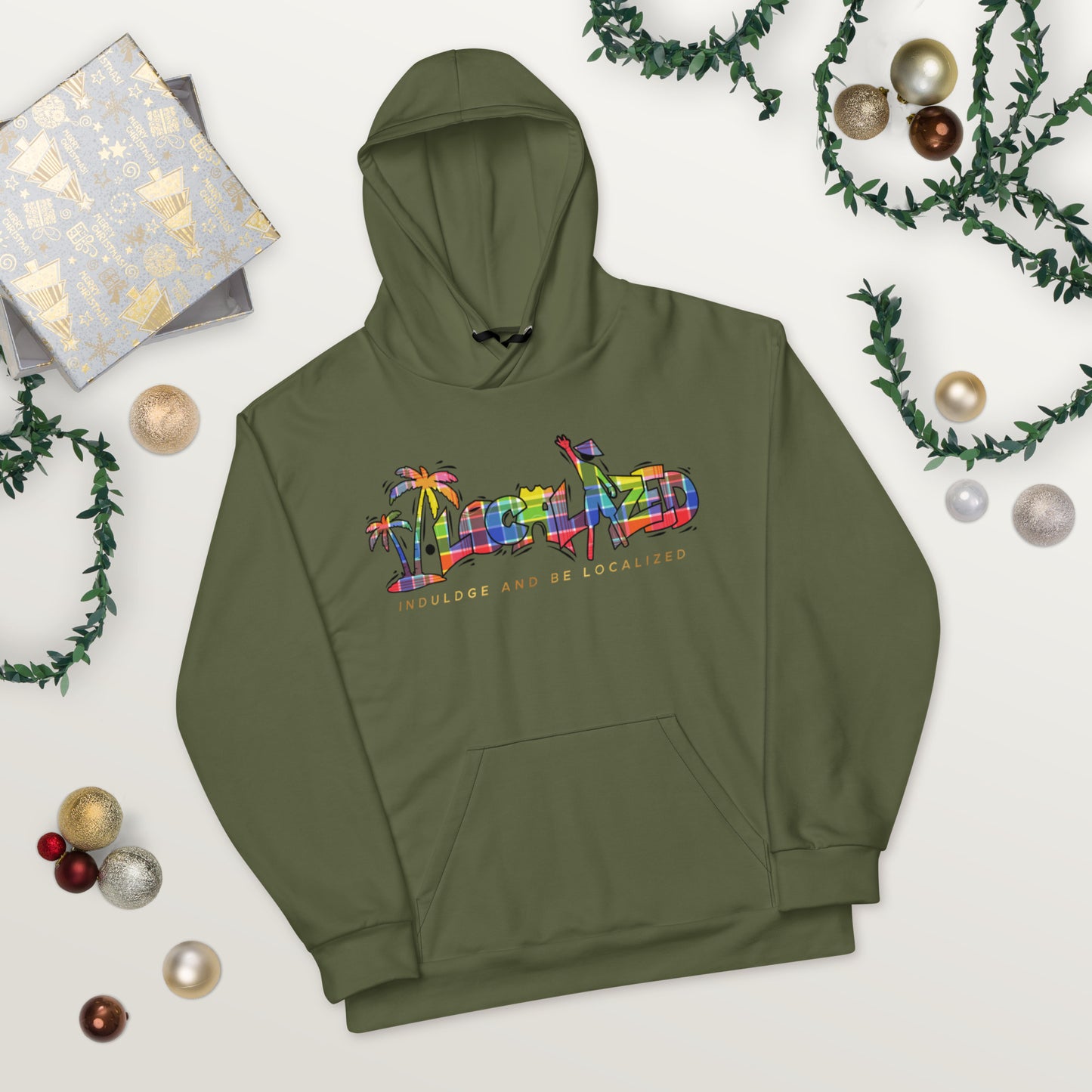 Olive V.Localized (Madras) Unisex Hoodie