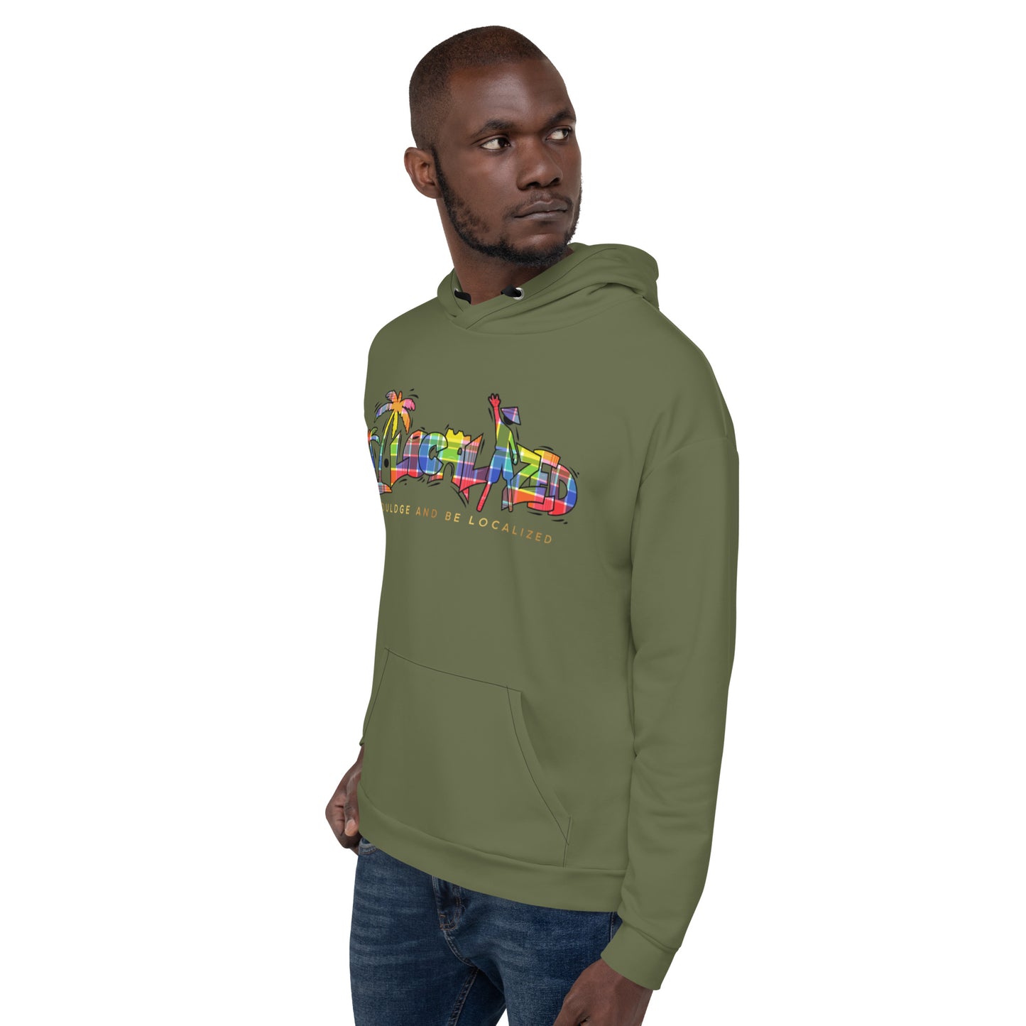 Olive V.Localized (Madras) Unisex Hoodie