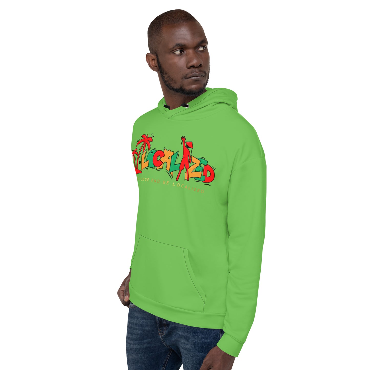 V.localized Kelly Green (Ice/Gold/Green) Unisex Hoodie
