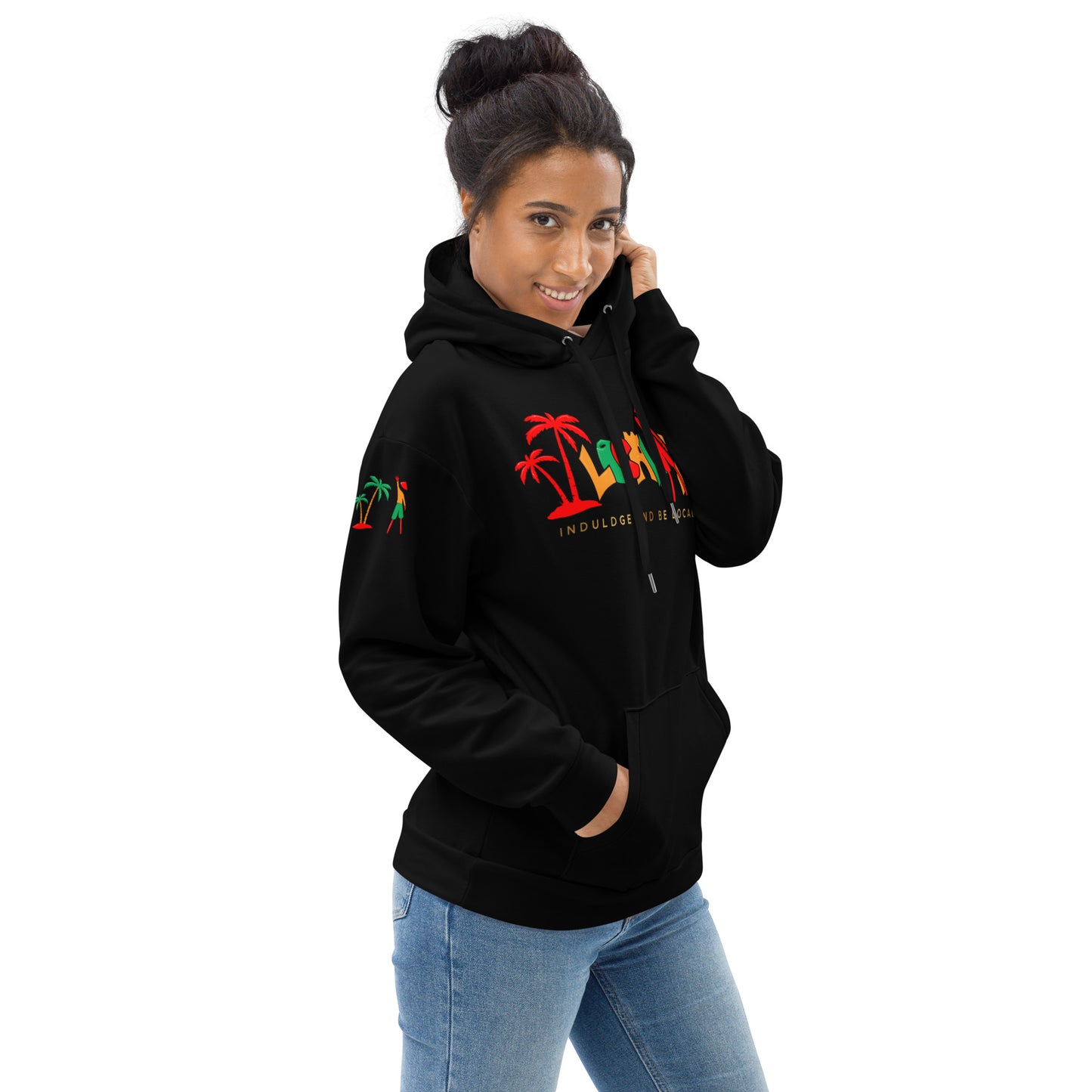 V.Localized Black (Ice/Gold/Green) Unisex Hoodie