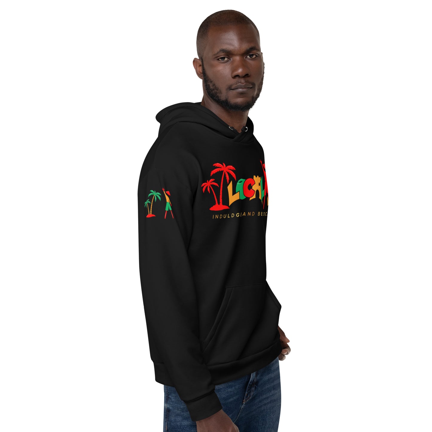 V.Localized Black (Ice/Gold/Green) Unisex Hoodie