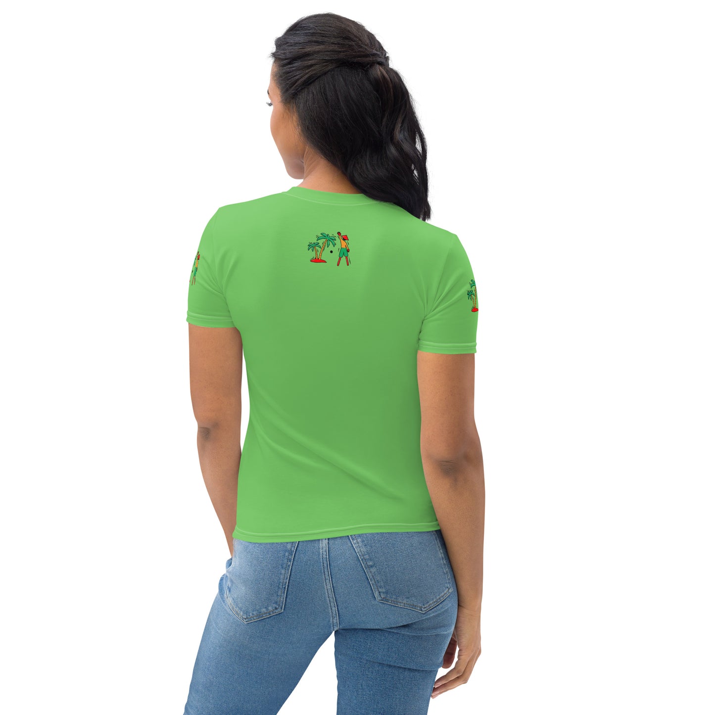 Green V.Localized (Ice/Gold/Green) Women's Dry-Fit T-Shirt