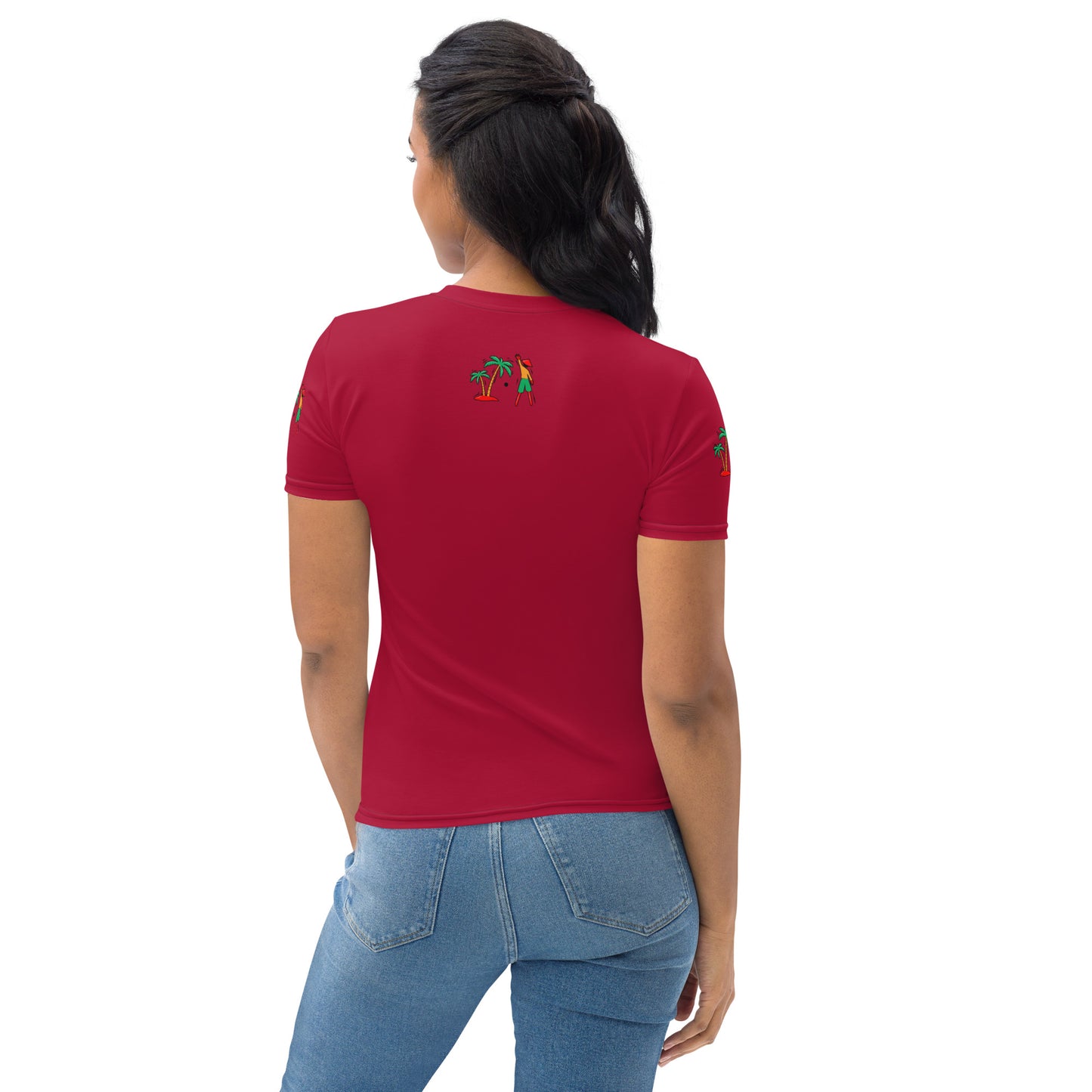 Maroon V.Localized (Ice/Gold/Green) Women’s Dry-Fit T-Shirt