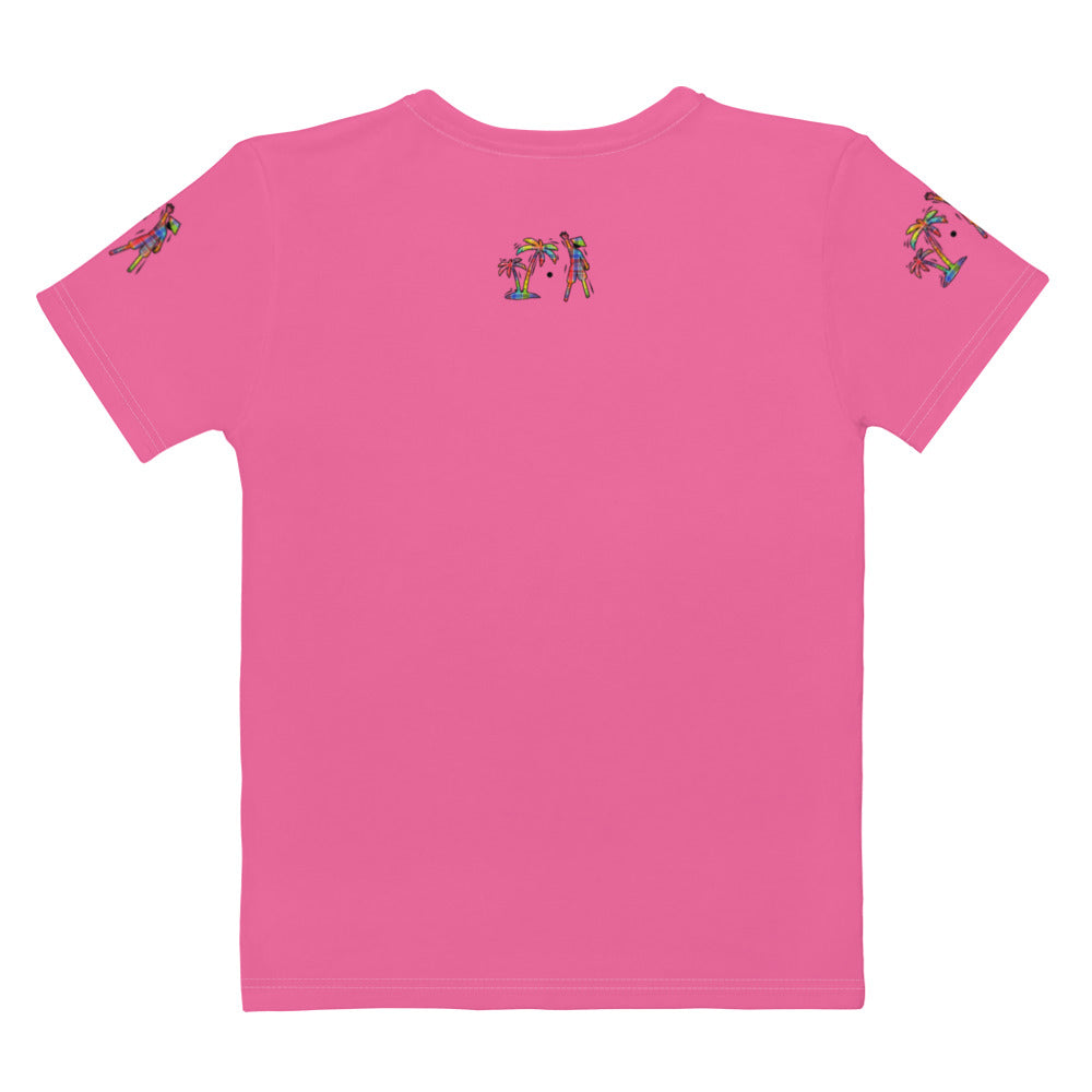 Pink V.Localized (Madras) Women’s Dry-Fit T-Shirt