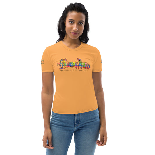 Texas Rose V.Localized (Madras) Women's T-shirt