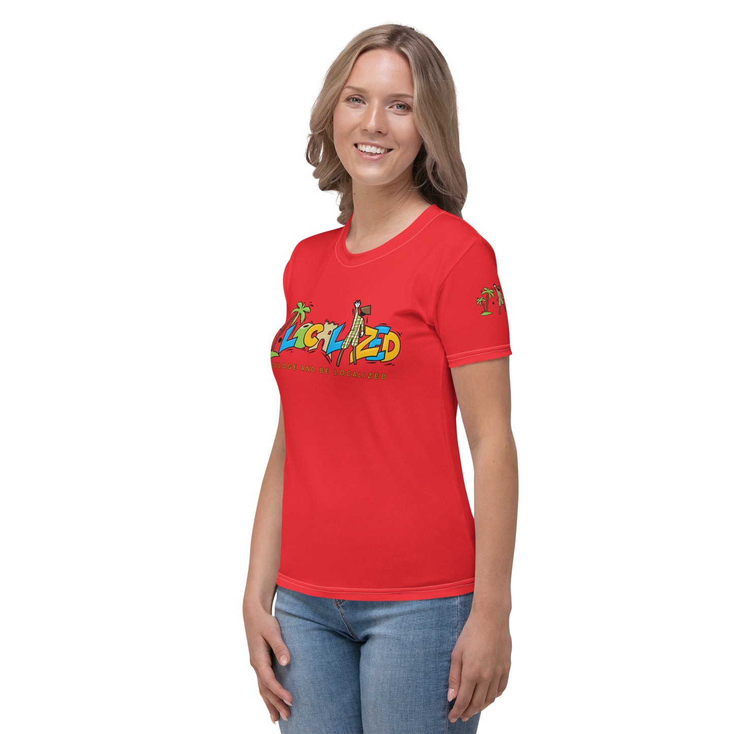 Red V.Localized (Regular) Women’s Dry-Fit T-Shirt