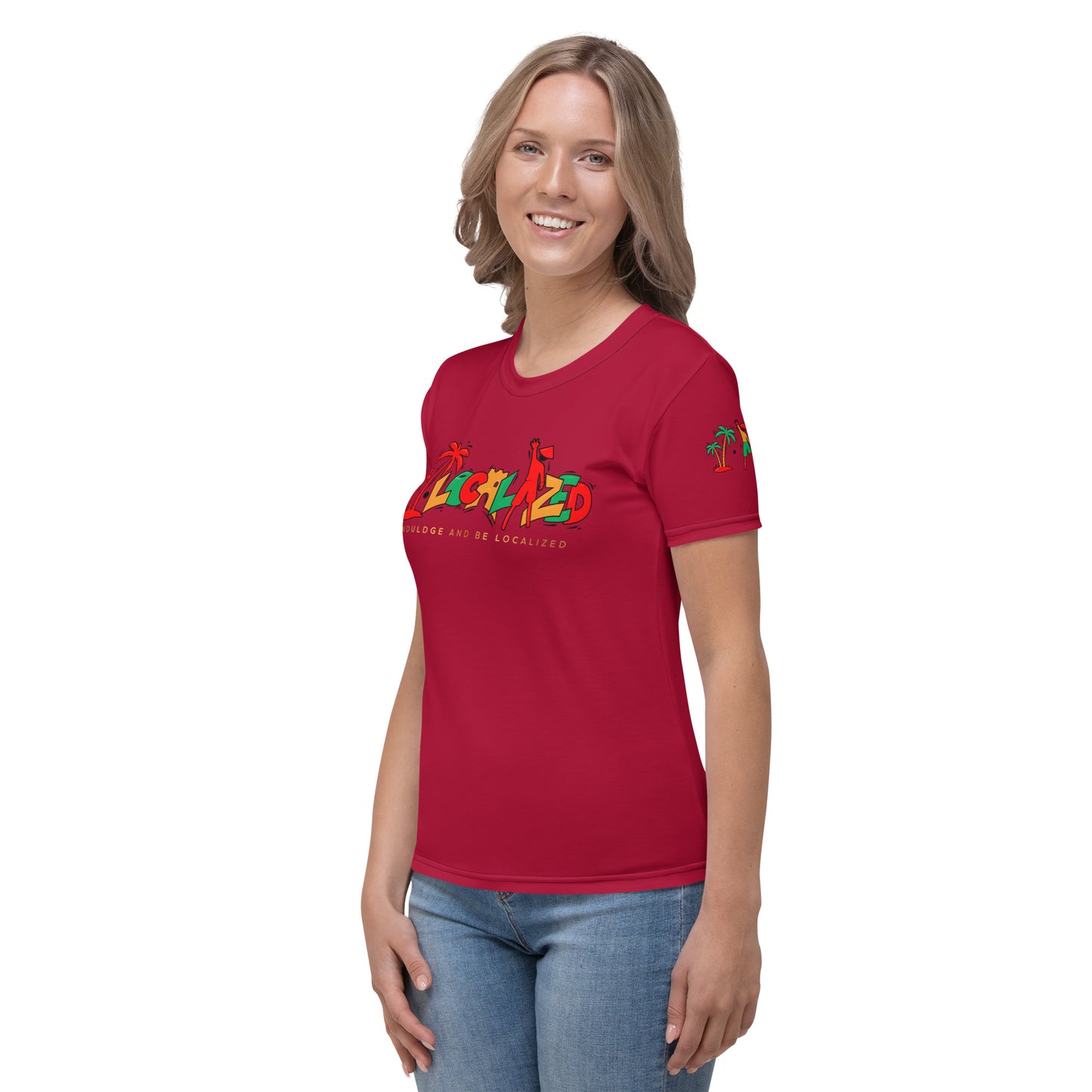 Maroon V.Localized (Ice/Gold/Green) Women’s Dry-Fit T-Shirt