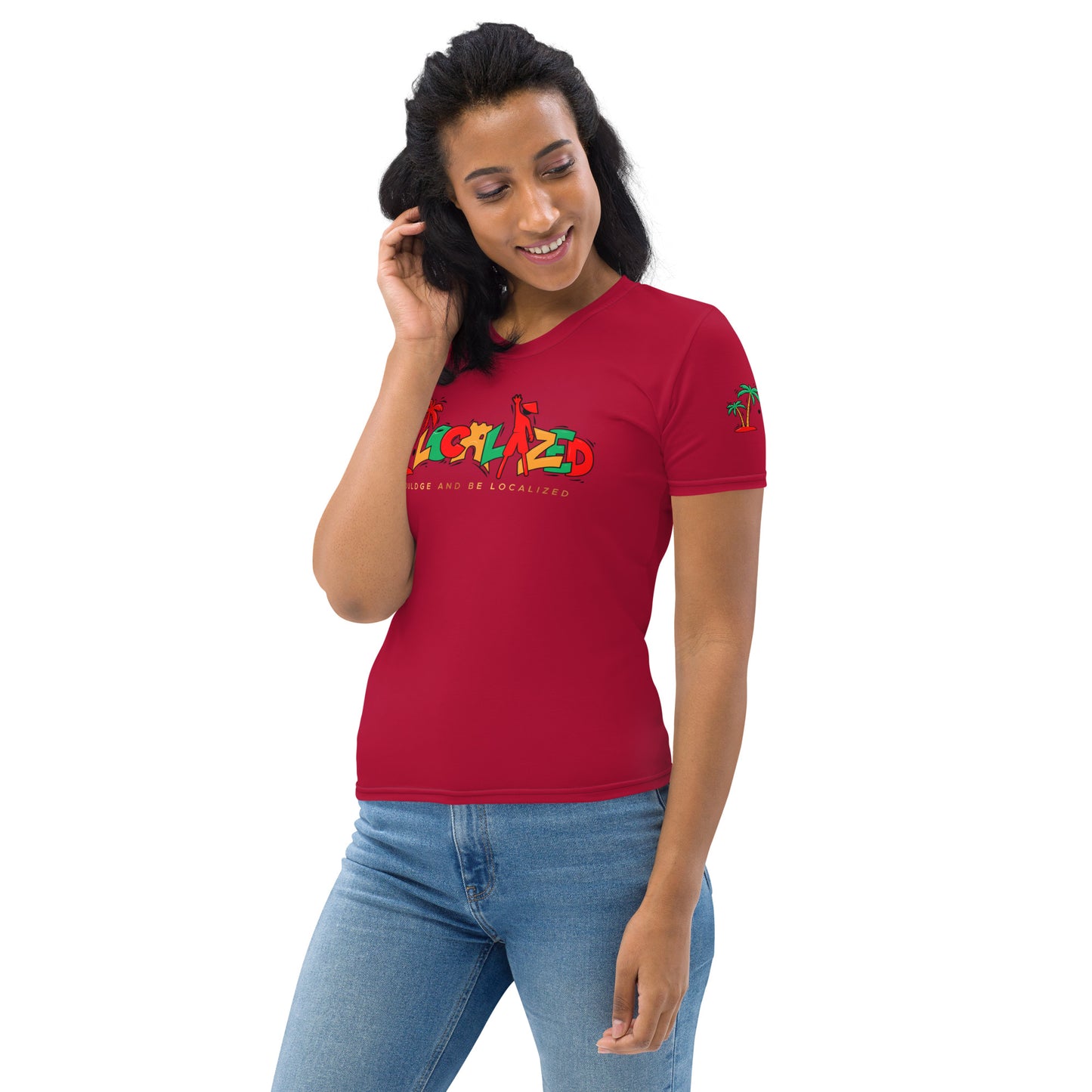 Maroon V.Localized (Ice/Gold/Green) Women’s Dry-Fit T-Shirt