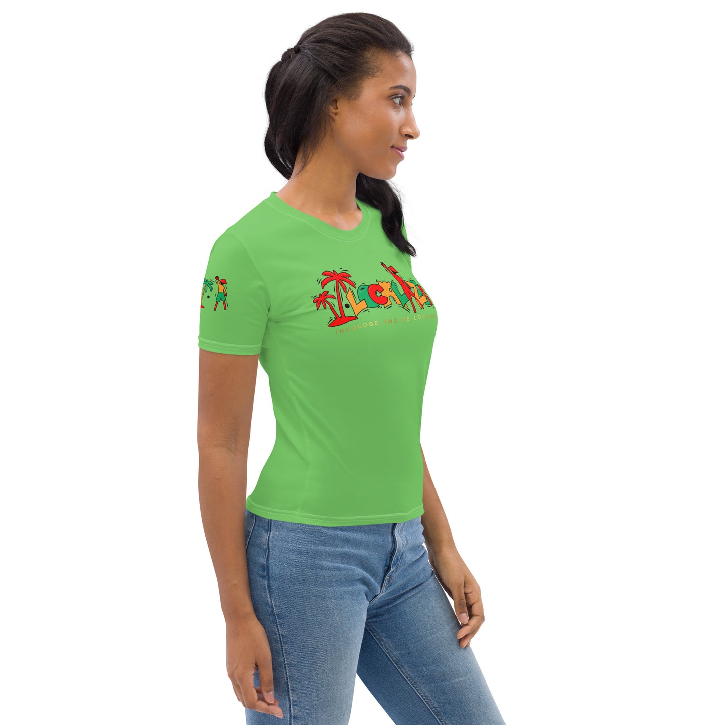 Green V.Localized (Ice/Gold/Green) Women's Dry-Fit T-Shirt
