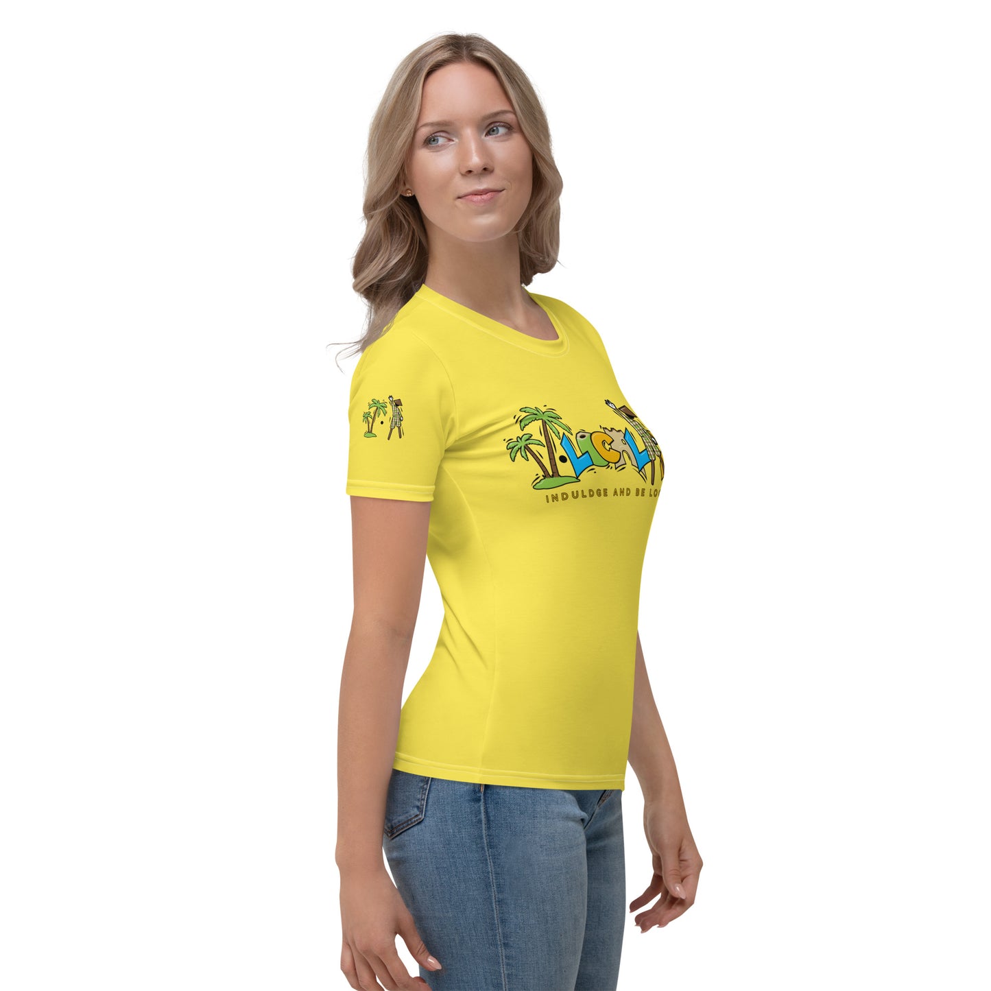 Yellow V.Localized (Regular) Women’s Dry-Fit T-Shirt
