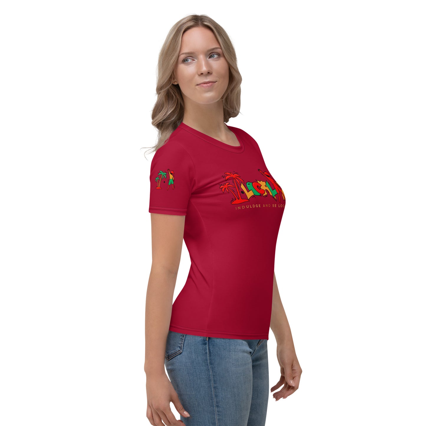 Maroon V.Localized (Ice/Gold/Green) Women’s Dry-Fit T-Shirt