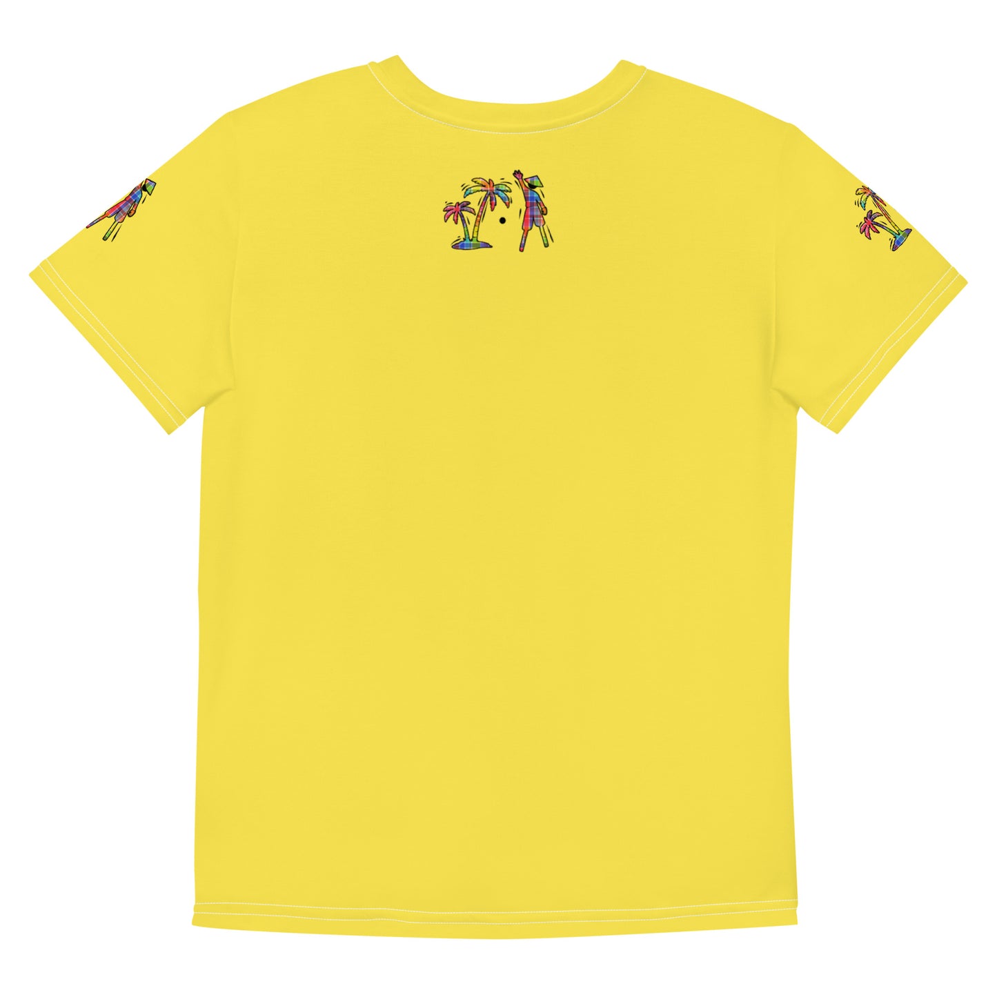 Yellow V.Localized  (Madras) Youth Dry-Fit T-Shirt