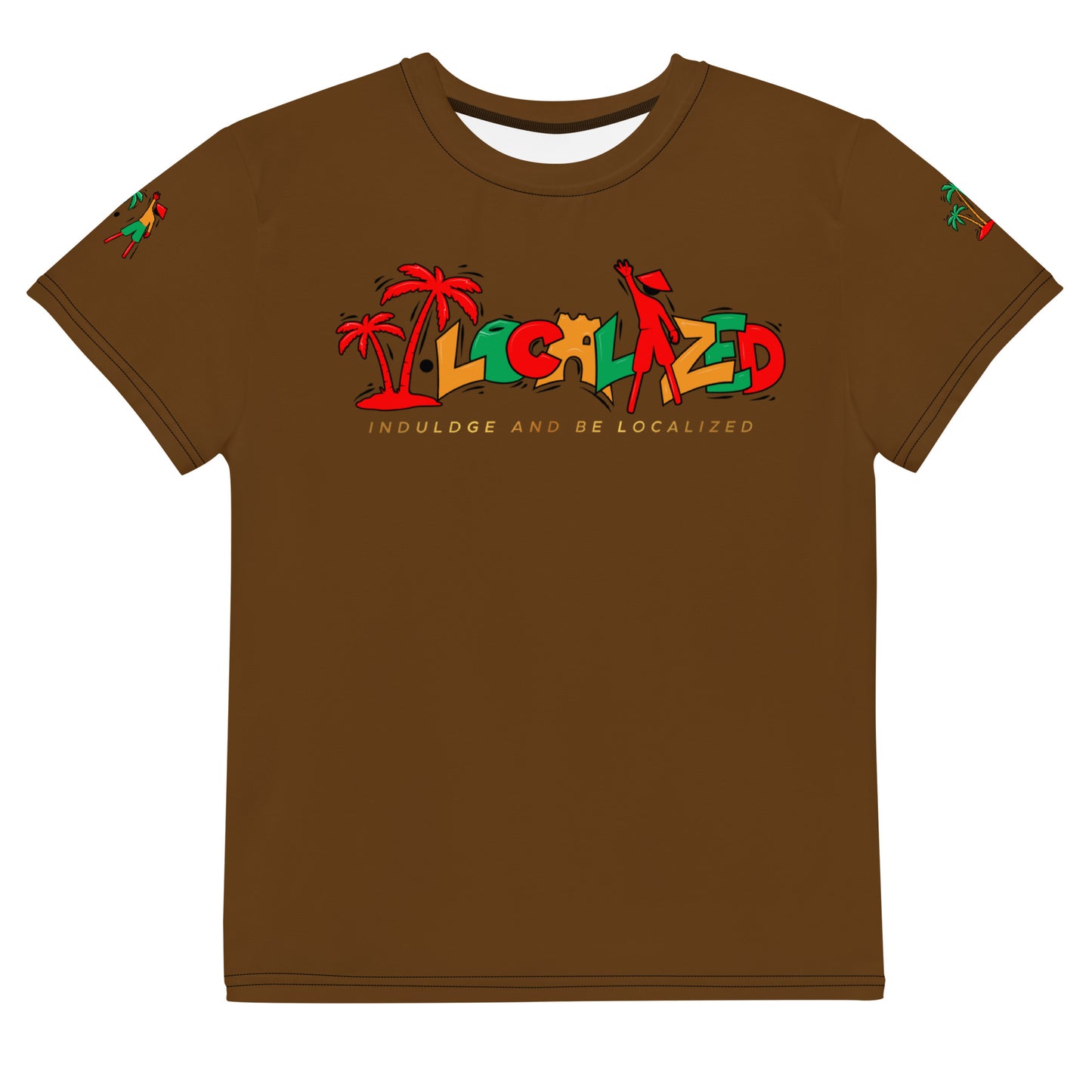 Brown V.Localized (Ice/Gold/Green) Youth Dry-Fit T-Shirt