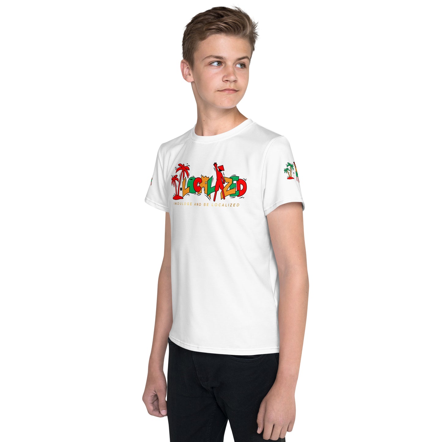 White V.Localized (Ice/Gold/Green) Youth Dry-Fit T-Shirt