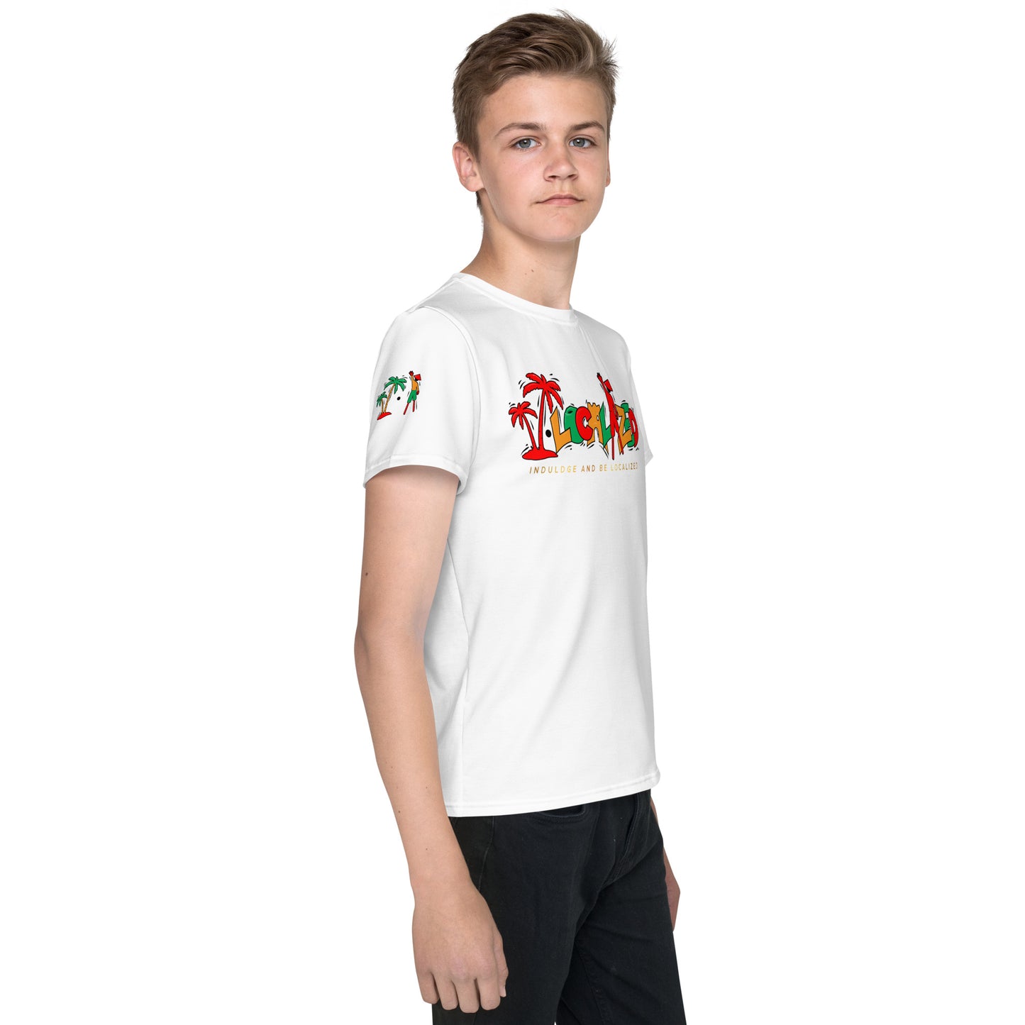 White V.Localized (Ice/Gold/Green) Youth Dry-Fit T-Shirt