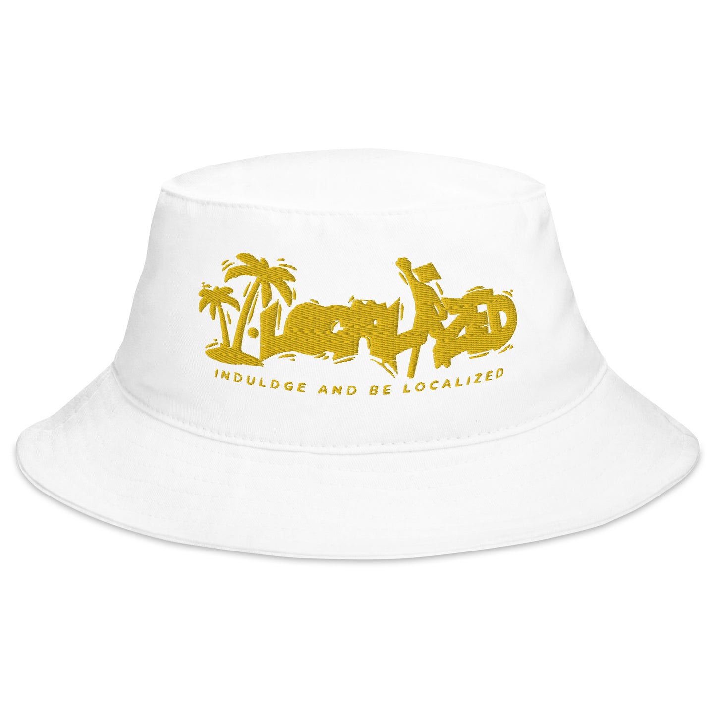 V.Localized Gold (Full Logo) Bucket Hat