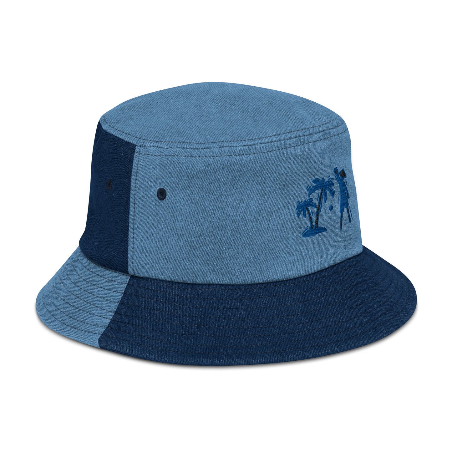 Blue VI Denim bucket hat