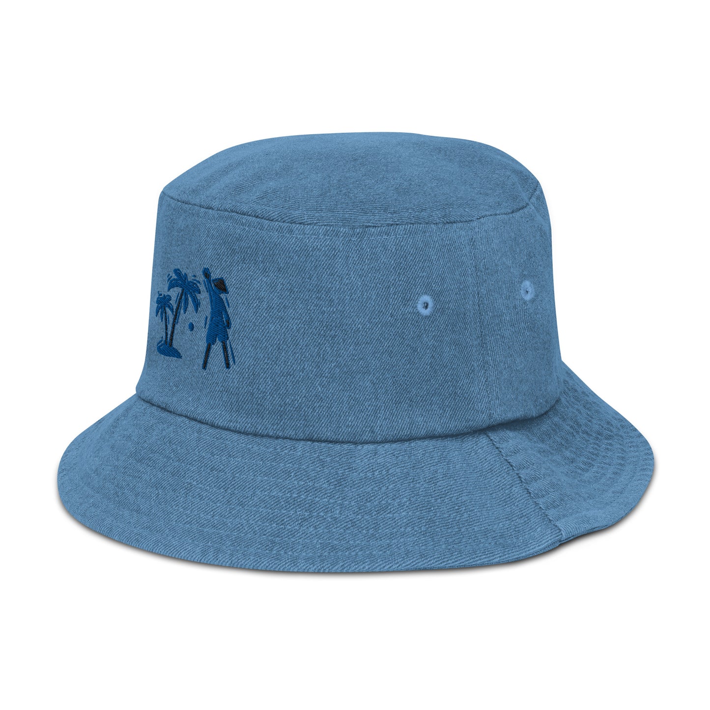 Blue VI Denim bucket hat