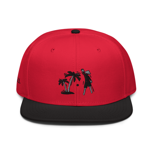 Red/Black/Gray VI Snapback Hat