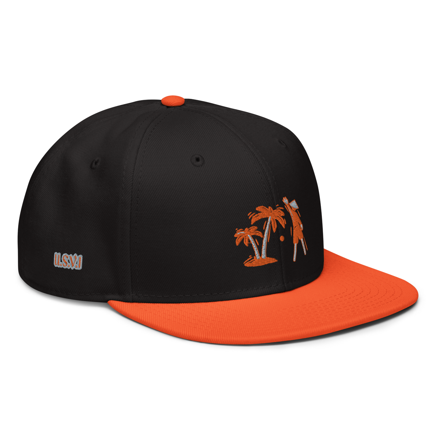 Orange/Gray/Black VI Snapback Hat